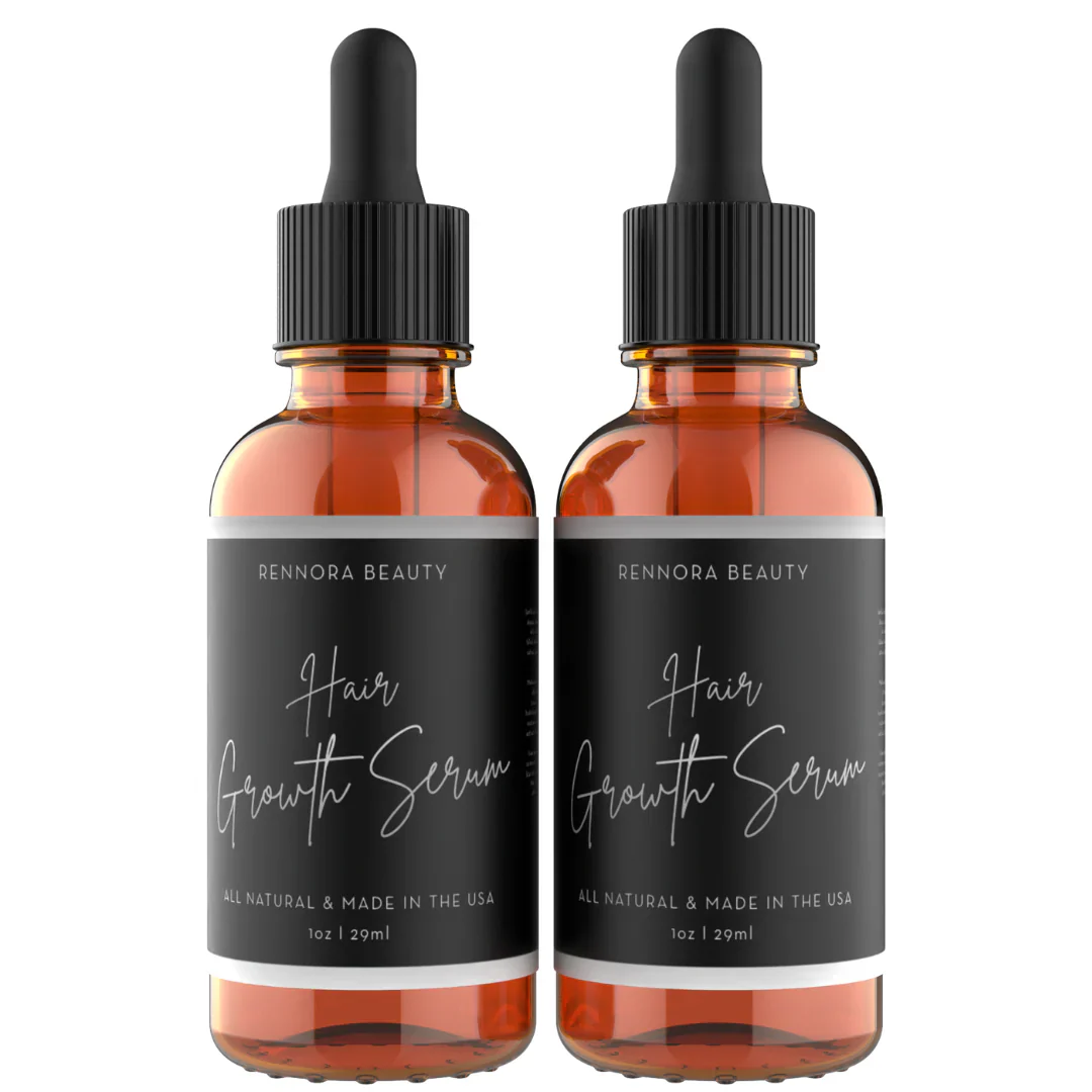 2 Bottles of Rennora Hair Growth Serum